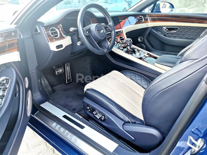 Bentley Continental GT (Синий), 2019 для аренды в Дубай