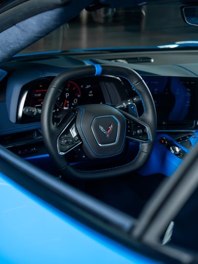 Chevrolet Corvette C8 STINGRAY 3LT (Blue), 2024 for rent in Sharjah