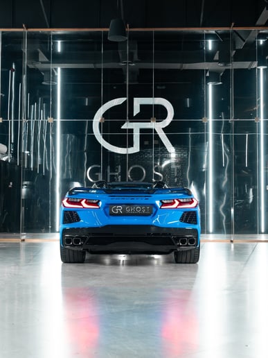 Chevrolet Corvette C8 STINGRAY 3LT (Blue), 2024 for rent in Sharjah