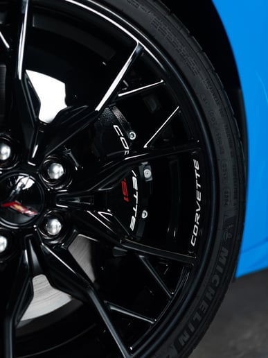 Chevrolet Corvette C8 STINGRAY 3LT (Blue), 2024 for rent in Sharjah