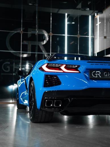 Chevrolet Corvette C8 STINGRAY 3LT (Blue), 2024 for rent in Sharjah