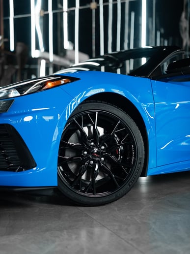 Chevrolet Corvette C8 STINGRAY 3LT (Blue), 2024 for rent in Sharjah