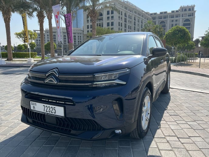 Citroen C5 Aircross (Blau), 2023  zur Miete in Abu Dhabi