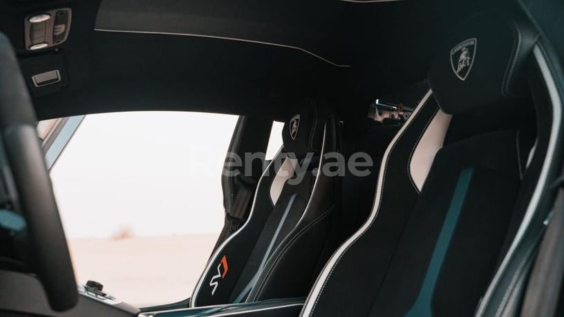 Lamborghini Aventador SVJ 63 (Blu), 2019 in affitto a Dubai