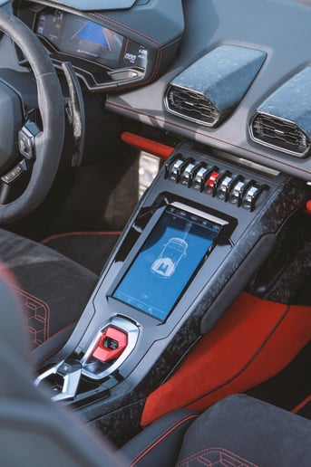 Lamborghini Evo Spyder (Blauw), 2021 - lease-aanbiedingen in Abu Dhabi