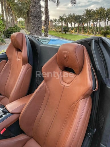Lamborghini Huracan Spyder (Blue), 2018 for rent in Dubai
