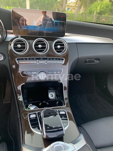Mercedes C300 cabrio (Blue), 2019 for rent in Abu Dhabi