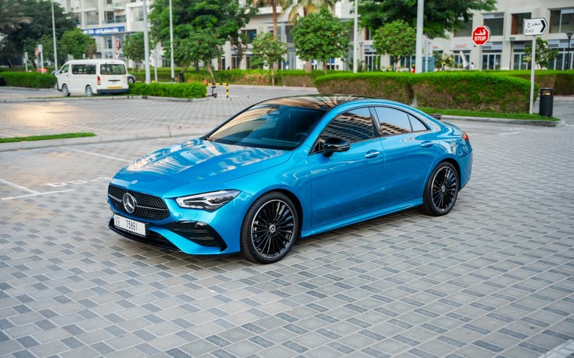 Mercedes CLA200 (Blauw), 2026 te huur in Sharjah