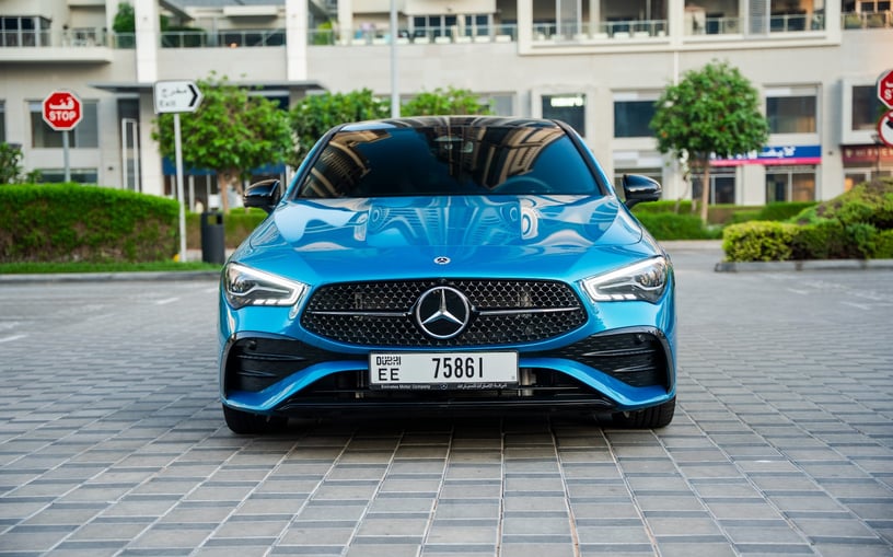 Mercedes CLA200 (Blauw), 2026 te huur in Sharjah