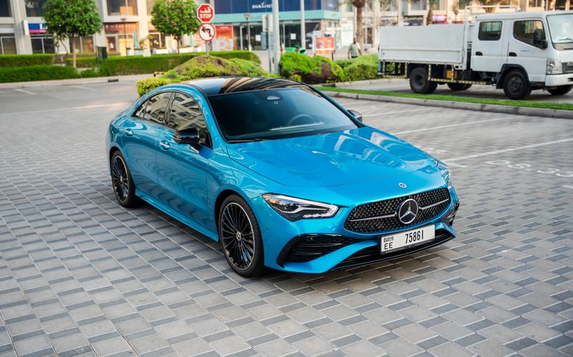 Mercedes CLA200 (Blauw), 2026 te huur in Sharjah
