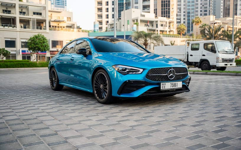 Mercedes CLA200 (Blauw), 2026 te huur in Sharjah