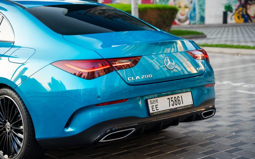 Mercedes CLA200 (Blauw), 2026 te huur in Sharjah