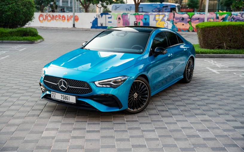 Mercedes CLA200 (Blauw), 2026 te huur in Sharjah