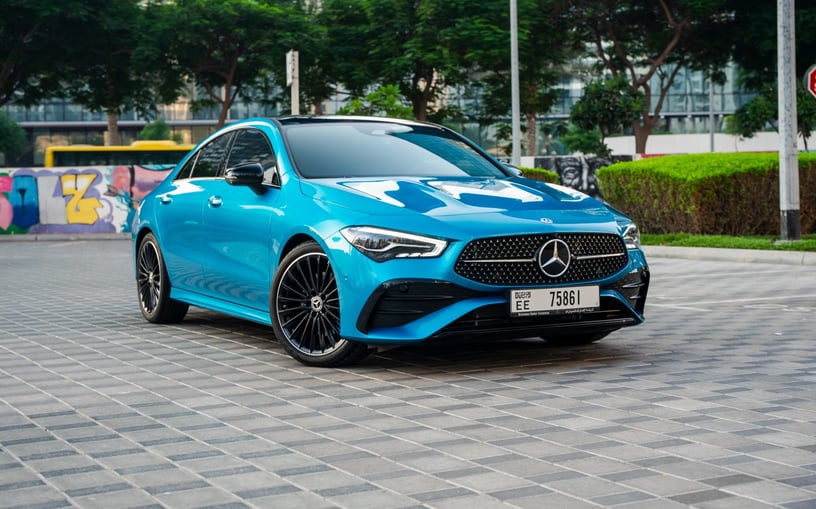 Mercedes CLA200 (Blauw), 2026 te huur in Sharjah