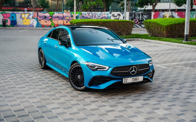 Mercedes CLA200 (Blauw), 2026 te huur in Sharjah