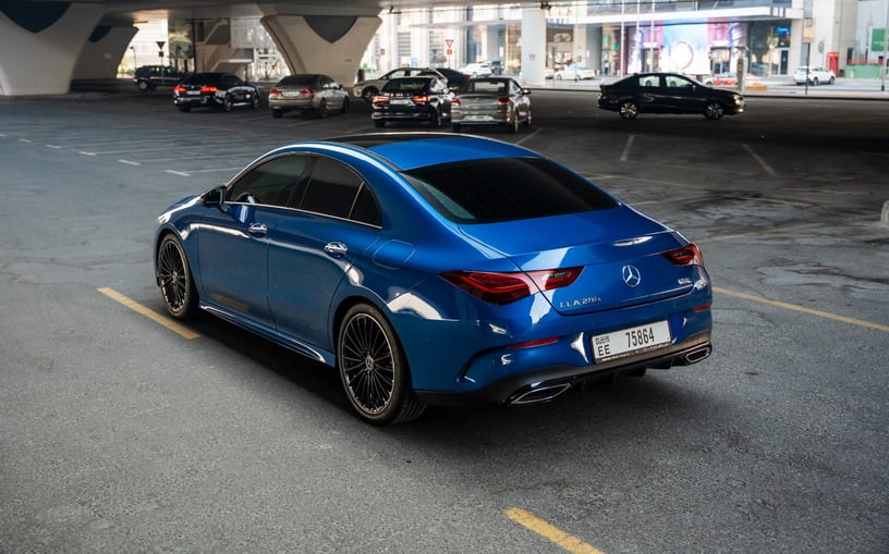Mercedes CLA200 (Blauw), 2026 te huur in Sharjah