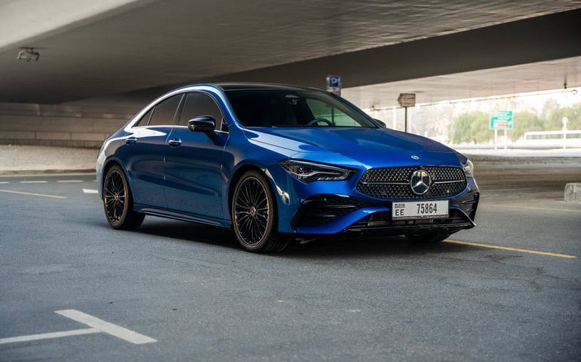 Mercedes CLA200 (Blauw), 2026 te huur in Sharjah