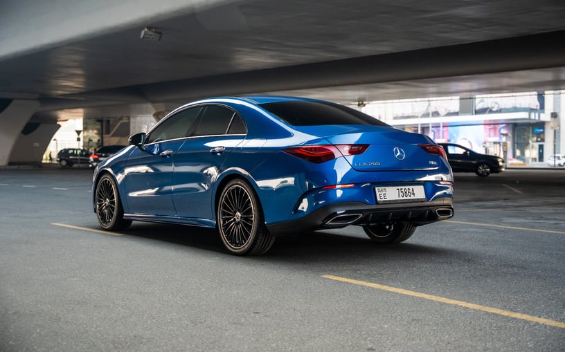 Mercedes CLA200 (Blauw), 2026 te huur in Sharjah