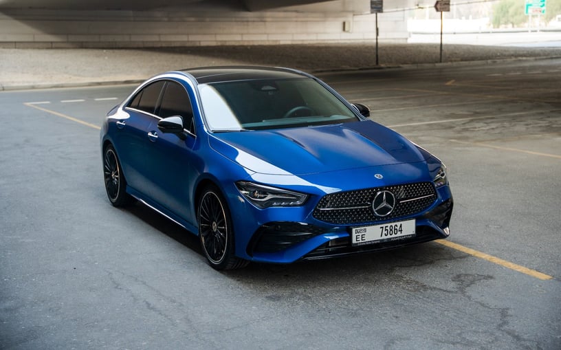 Mercedes CLA200 (Blauw), 2026 te huur in Sharjah