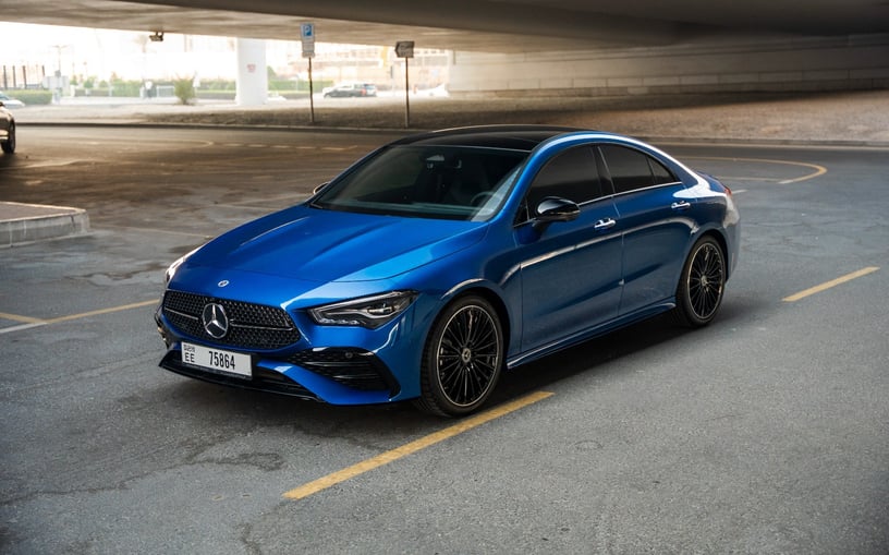 Mercedes CLA200 (Blauw), 2026 te huur in Sharjah