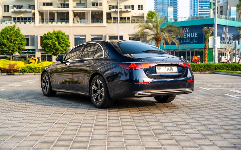 Mercedes E200 (Blue), 2025 - leasing offers in Abu Dhabi