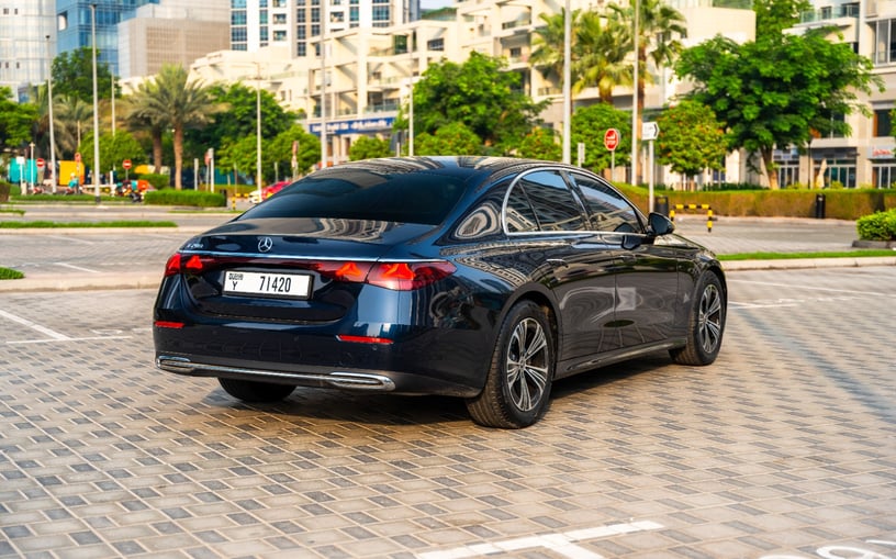 Mercedes E200 (Blue), 2025 - leasing offers in Abu Dhabi
