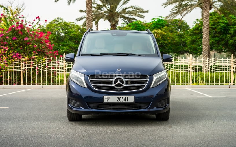 在阿布扎比 租 梅赛德斯 V250 (蓝色), 2019