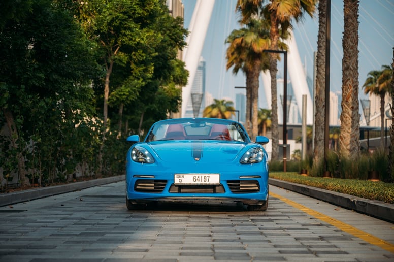 Porsche Boxster 718 Style Edition (Blue), 2023 - leasing offers in Sharjah