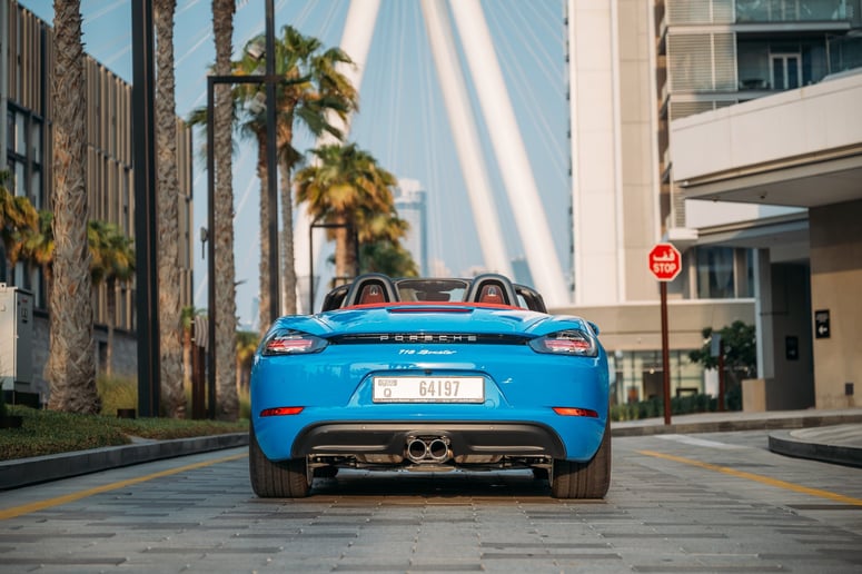 Porsche Boxster 718 Style Edition (Blue), 2023 - leasing offers in Sharjah