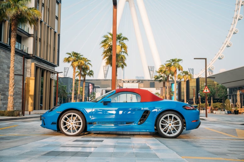 Porsche Boxster 718 Style Edition (Blue), 2023 - leasing offers in Sharjah