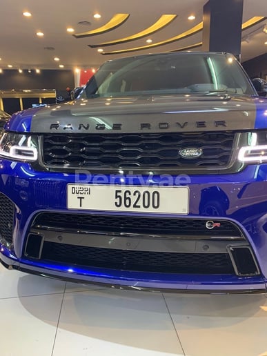 Range Rover Sport SVR (Bleue), 2021 &agrave; louer &agrave; Duba&iuml;