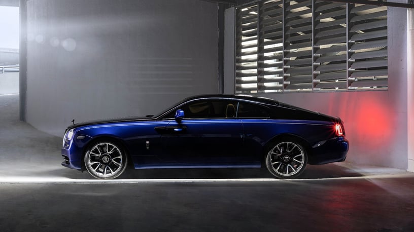 Rolls Royce Wraith (Blue), 2020 for rent in Dubai