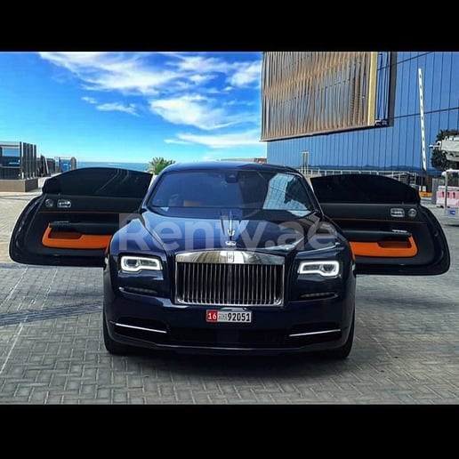 Rolls Royce Wraith (Blue), 2019 for rent in Dubai