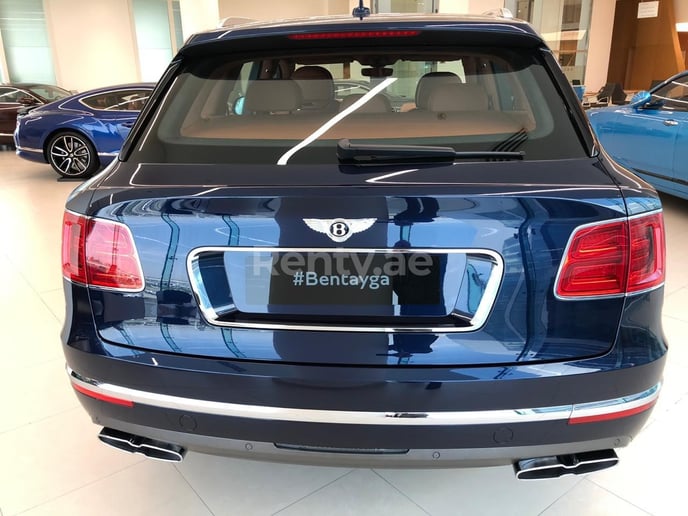 Bentley Bentayga (Dark blue), 2019 for rent in Dubai
