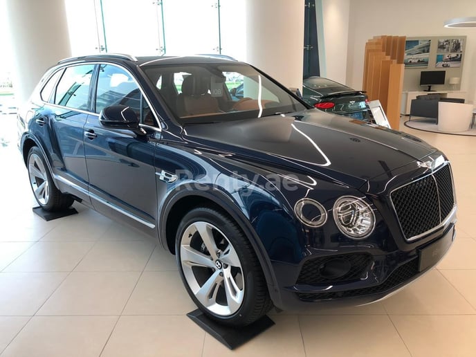 Bentley Bentayga (Dark blue), 2019 for rent in Dubai