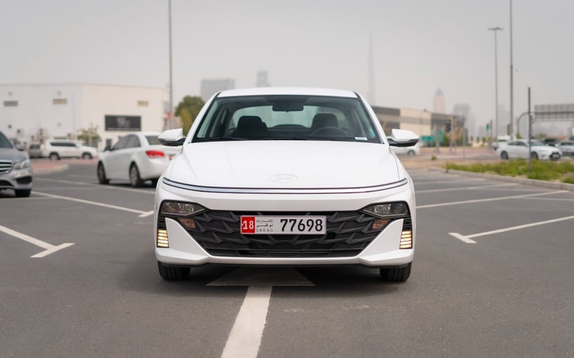 Hyundai Accent (White), 2024 for rent in Dubai