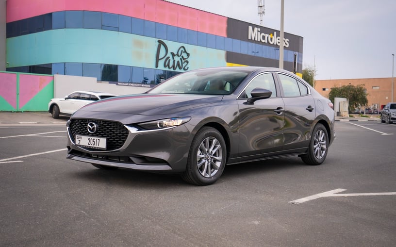 Mazda 3 (Dark Grey), 2024 for rent in Ras Al Khaimah