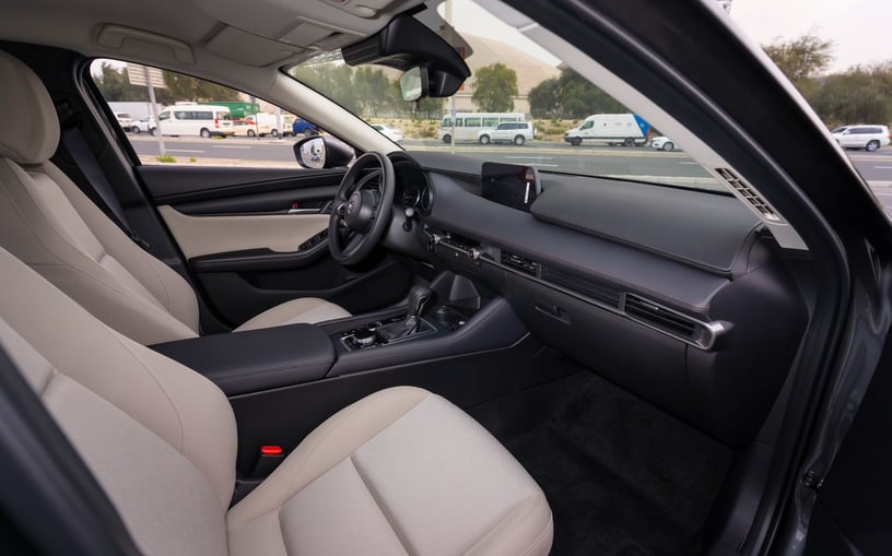 Mazda 3 (Dark Grey), 2024 for rent in Ras Al Khaimah