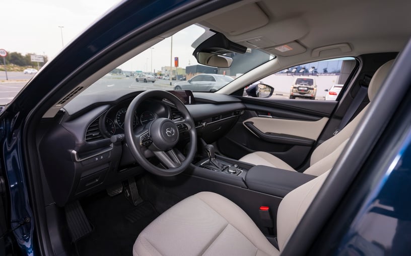 Mazda 3 (Deep Blue Pearl), 2024 for rent in Sharjah