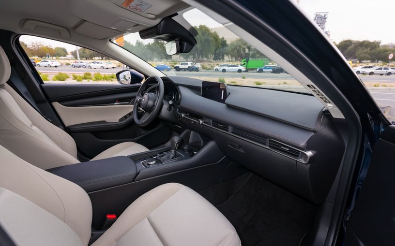 Mazda 3 (Deep Blue Pearl), 2024 for rent in Sharjah