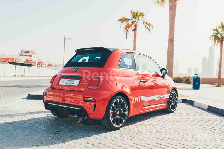 Fiat Abarth 595 (Red), 2019 for rent in Dubai