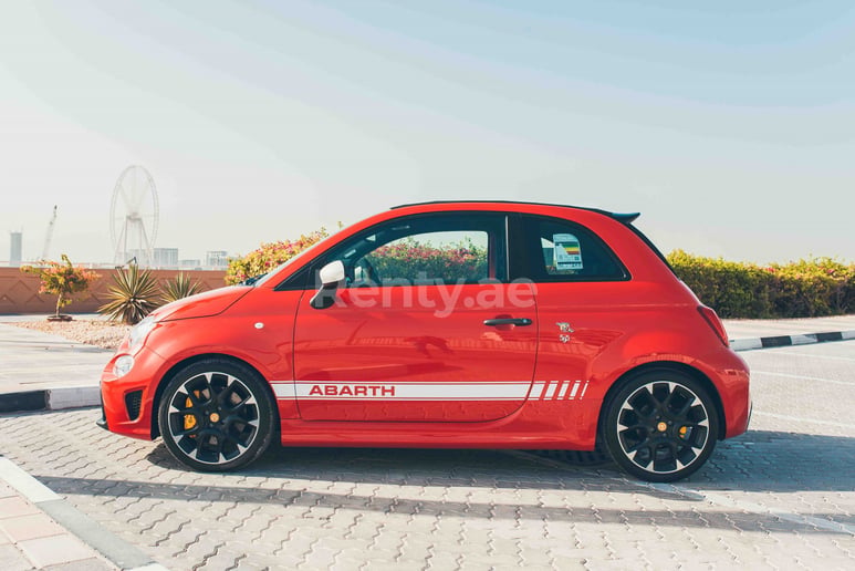 Fiat Abarth 595 (Red), 2019 for rent in Dubai