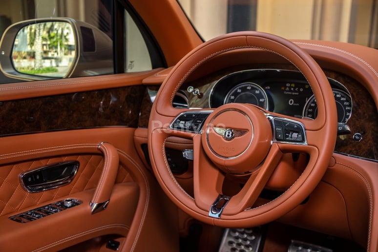 Bentley Bentayga (Gold), 2019 for rent in Dubai