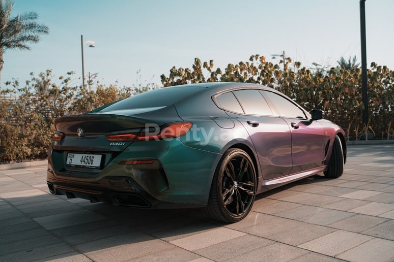 BMW 840 Grand Coupe (Groen), 2021 te huur in Dubai