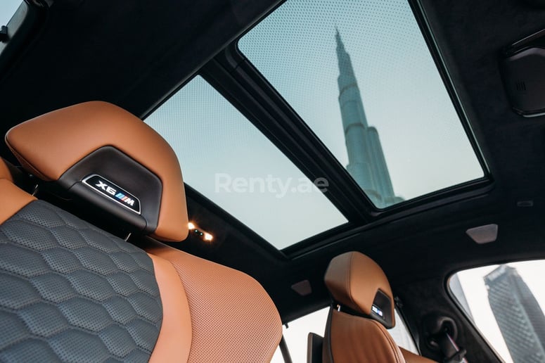 BMW X6 M Competition (Green), 2022 for rent in Abu Dhabi