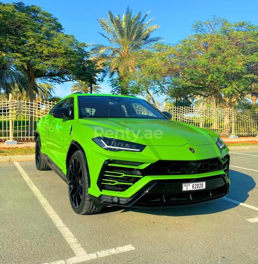 Lamborghini Urus (Green), 2021 for rent in Dubai
