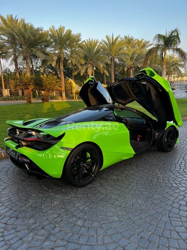 McLaren 720 S (Verte), 2018 &agrave; louer &agrave; Duba&iuml;