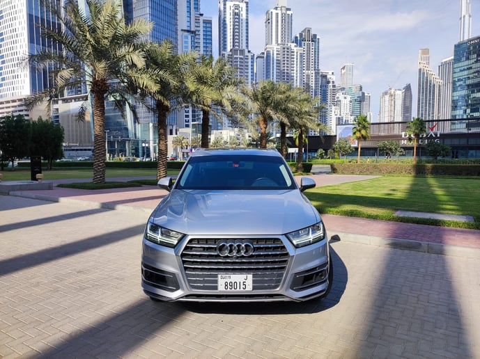 Audi Q7 (Grey), 2019 for rent in Dubai