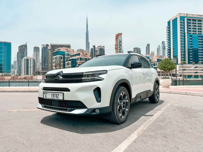 Citroen C5 Aircross (White), 2023 for rent in Sharjah