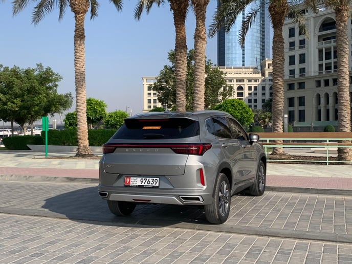 Exeed LX (Grey), 2026 for rent in Sharjah